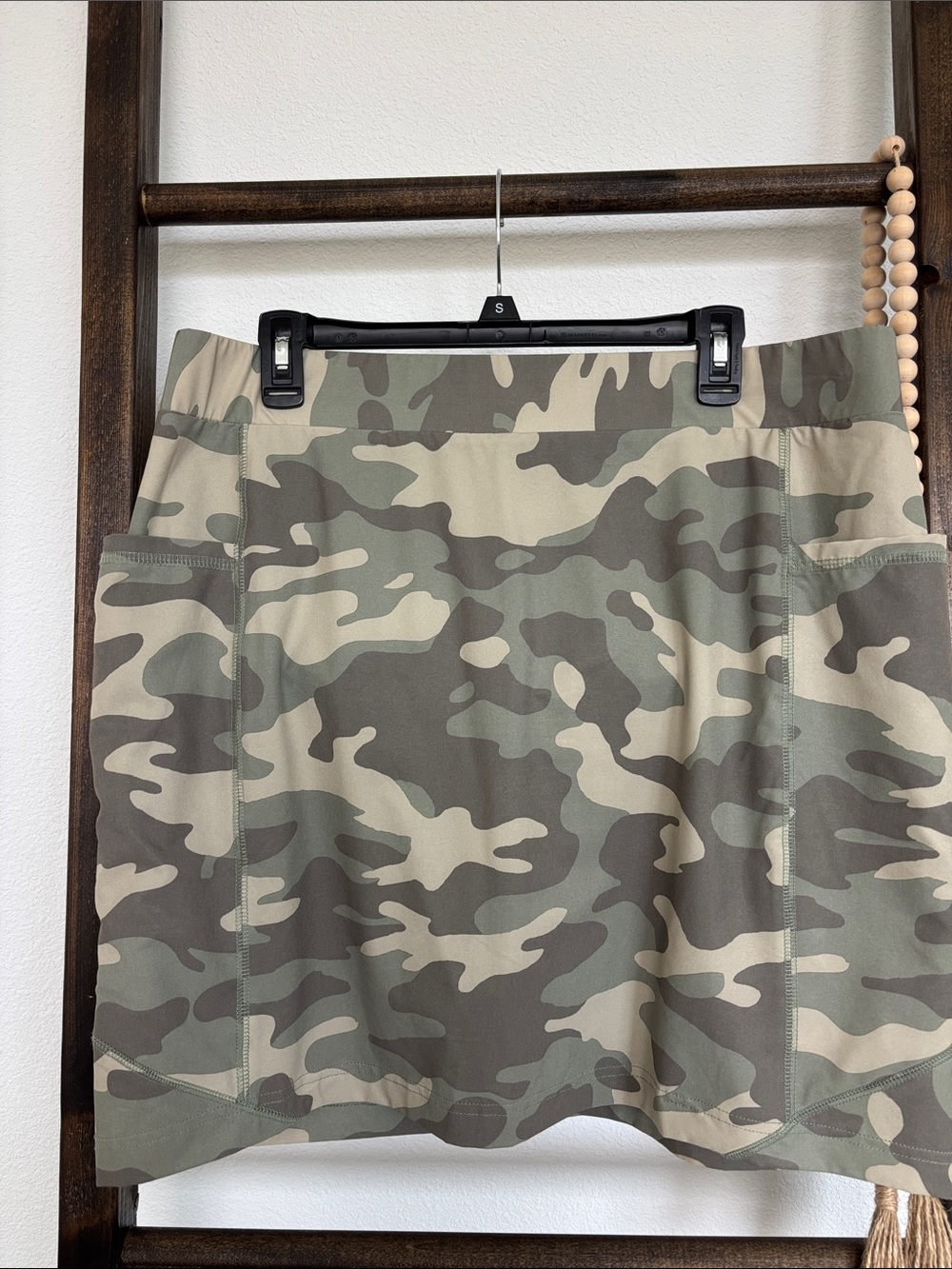 Camo Print Women’s Skirt - Olive & Tan